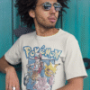 Rock the nostalgia with our 1997 retro Pokémon tee featuring iconic Red and Pikachu. Perfect for fans of all ages!