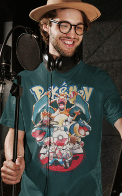 Alternative view of Kanto Reign: The OG Battle Unisex Tee