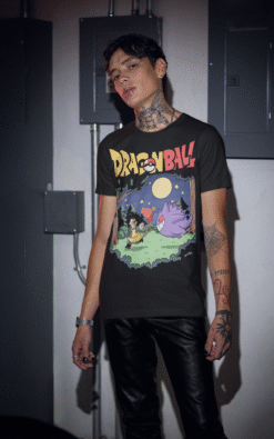 Alternative view of Catch ’Em Kamehame-ha! | Dragon Ball x Pokémon Unisex Tee