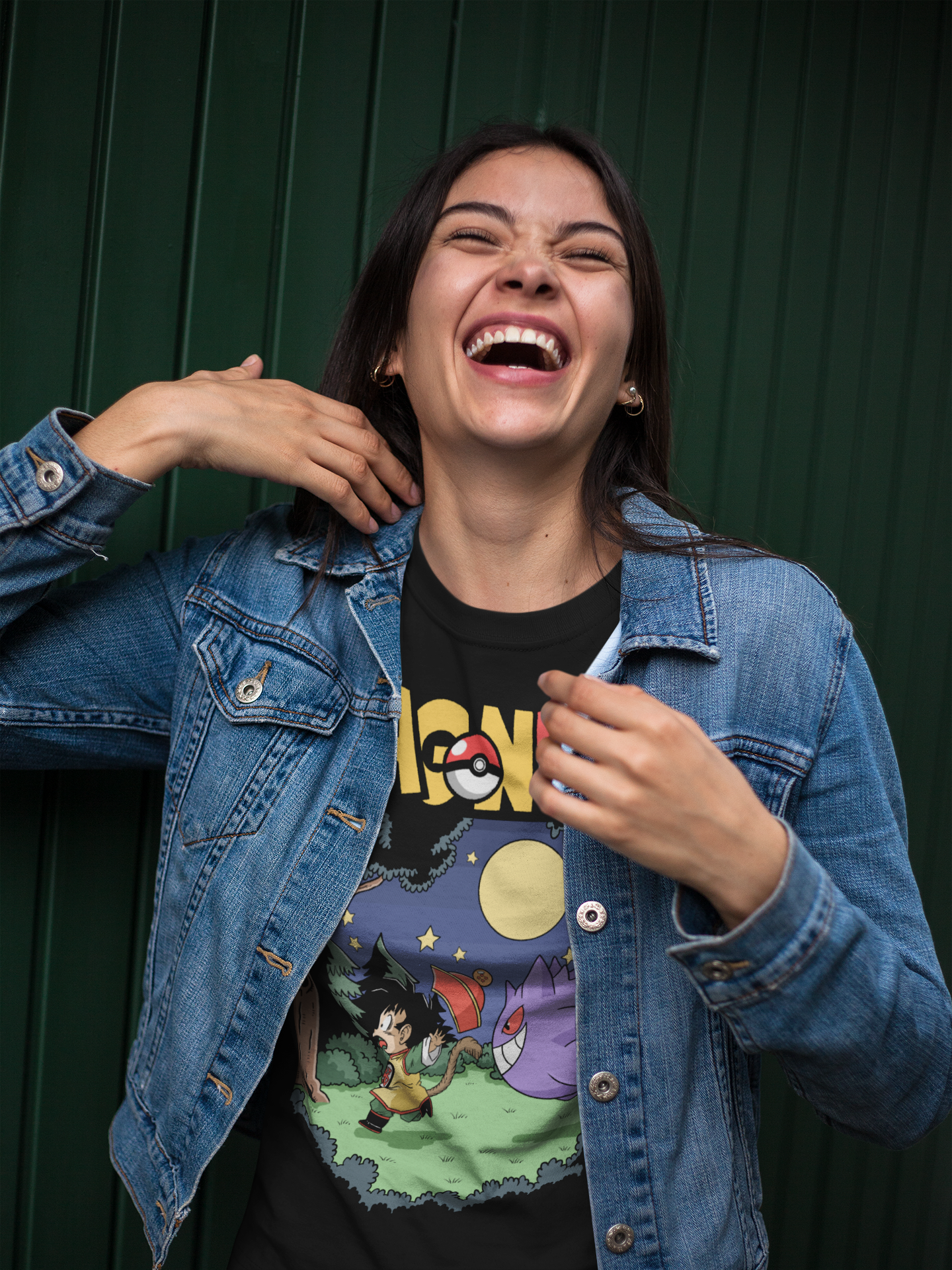 Catch ’Em Kamehame-ha! | Dragon Ball x Pokémon Unisex Tee - Image 7