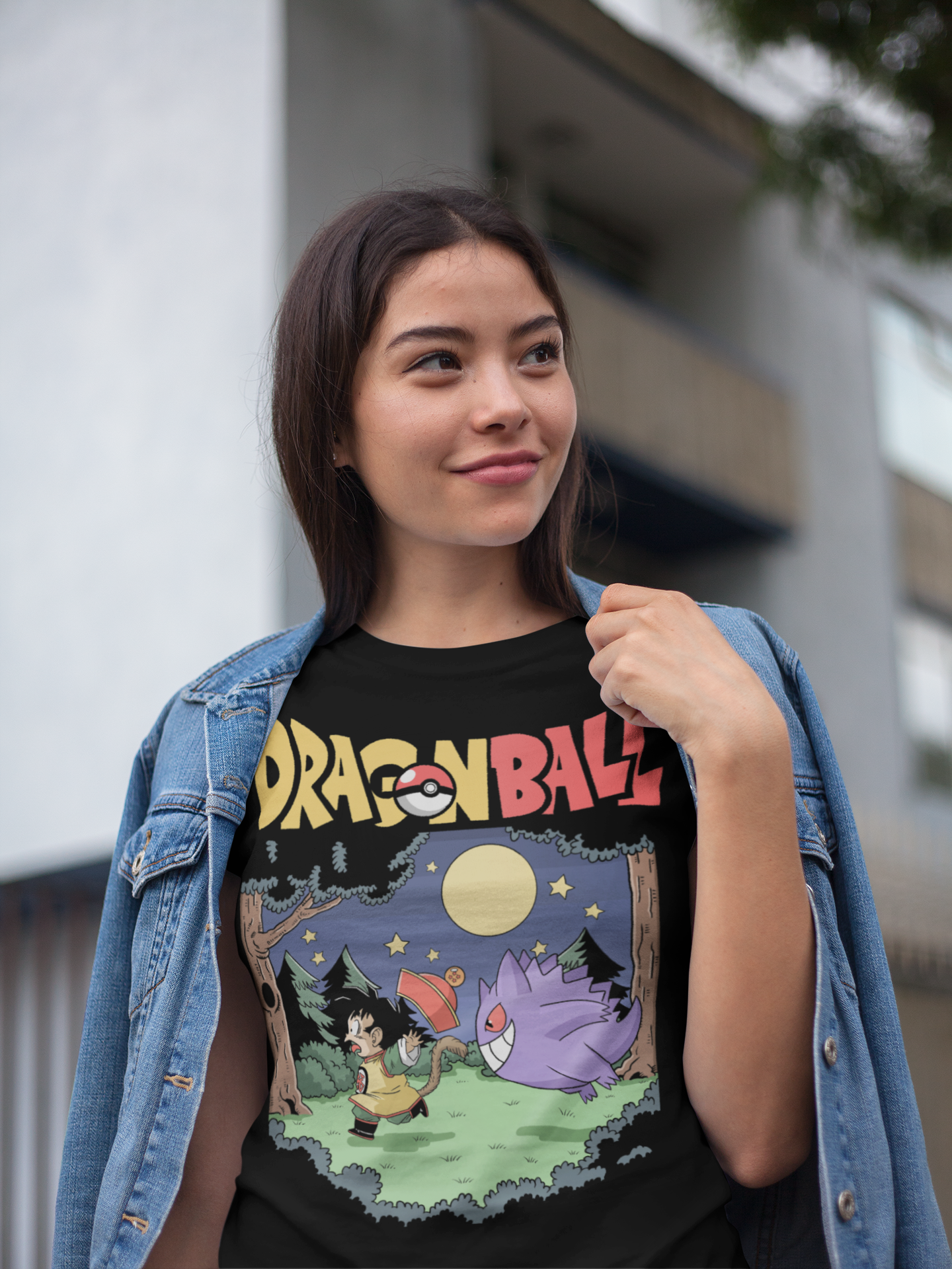 Catch ’Em Kamehame-ha! | Dragon Ball x Pokémon Unisex Tee - Image 5