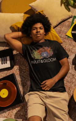 Alternative view of Fruit of the Gloom Unisex Tee — Still Poisoned. Still Playing.